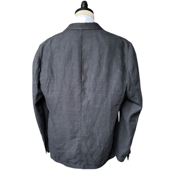 Armani Collezioni unstructured 100% linen mens blazer | 46 - Picture 2 of 16